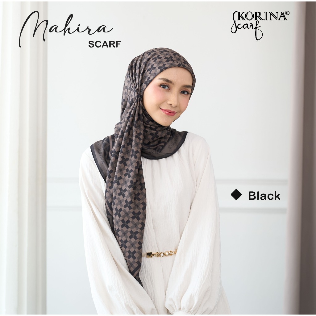 Korina_id - Mahira Pattern Scarf_Premium Pattern Scarf KORINA