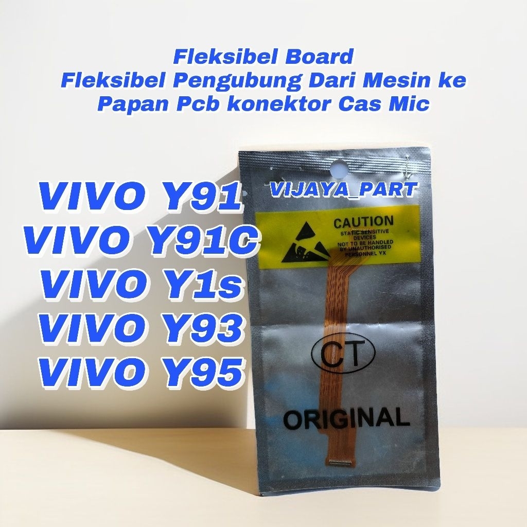 Fleksibel Board Fleksibel Penghubung Dari Mesin Ke Papan Pcb Konektor Cas Mic Vibra Vivo Y91 Vivo Y9