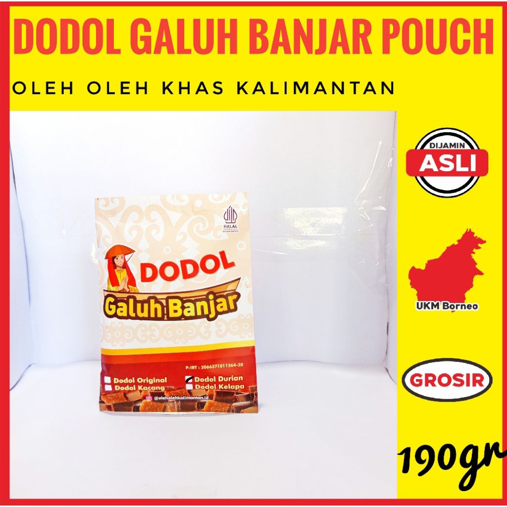 

Dodol Galuh Banjar Pouch Oleh Oleh Banjarmasin Kalimantan