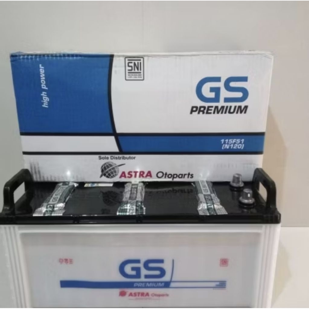 aki GS PREMIUM ASTRA N120 12V 120A siap pakai
