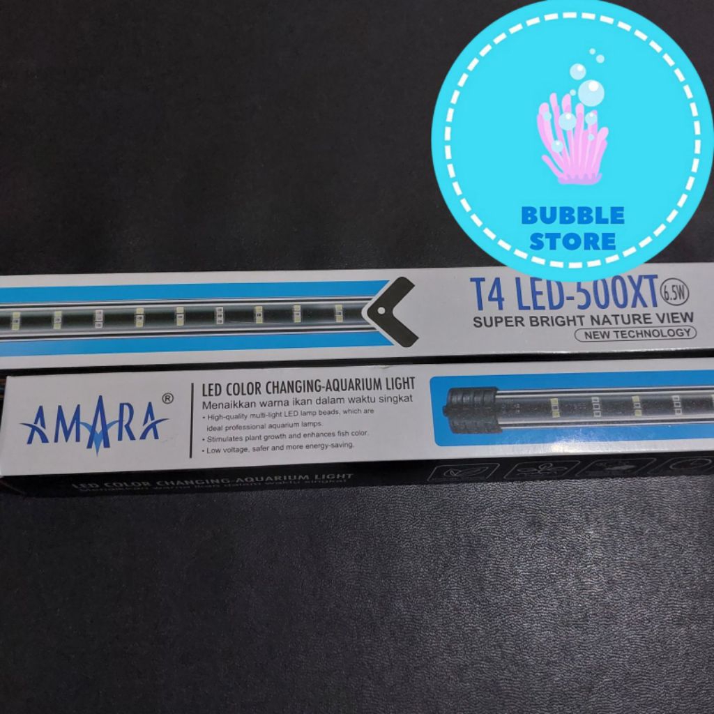 AMARA T4 LED - 500XT / LAMPU AQUARIUM AMARA T4 LED-500XT / LAMPU LED CELUP AMARA 500XT / LAMPU LED C