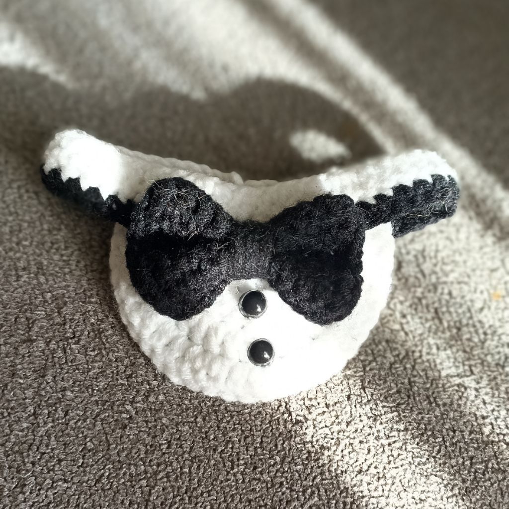 Collar tuxedo rajut Untuk kucing