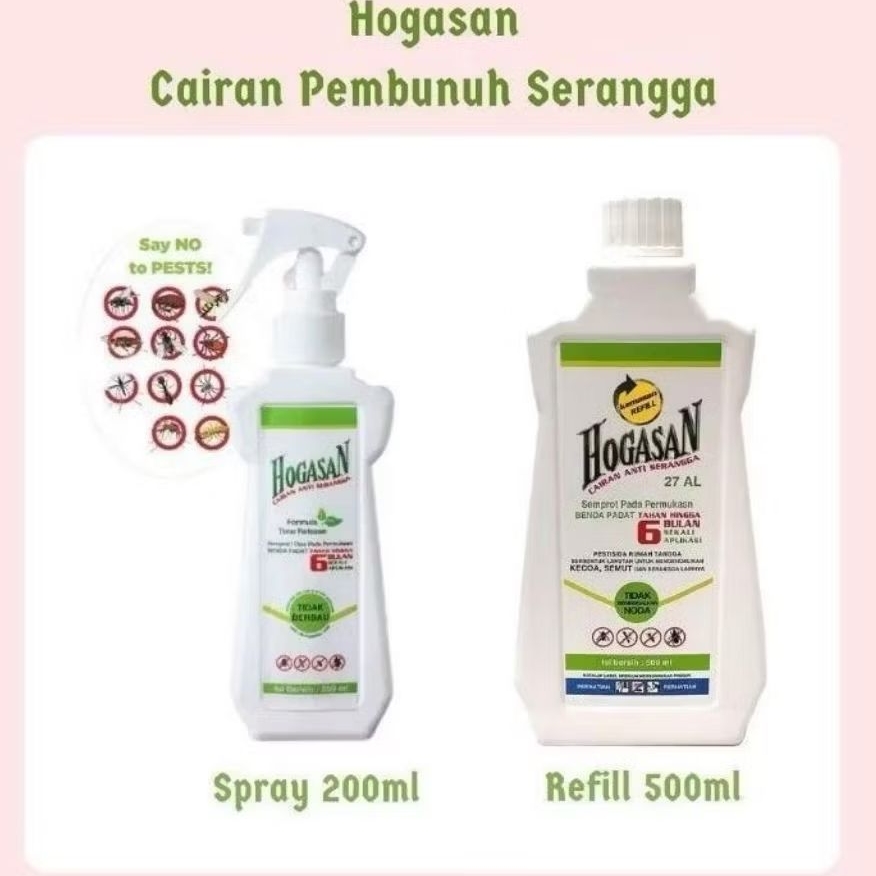 Hogasan Anti Serangga 200ml & 500ml