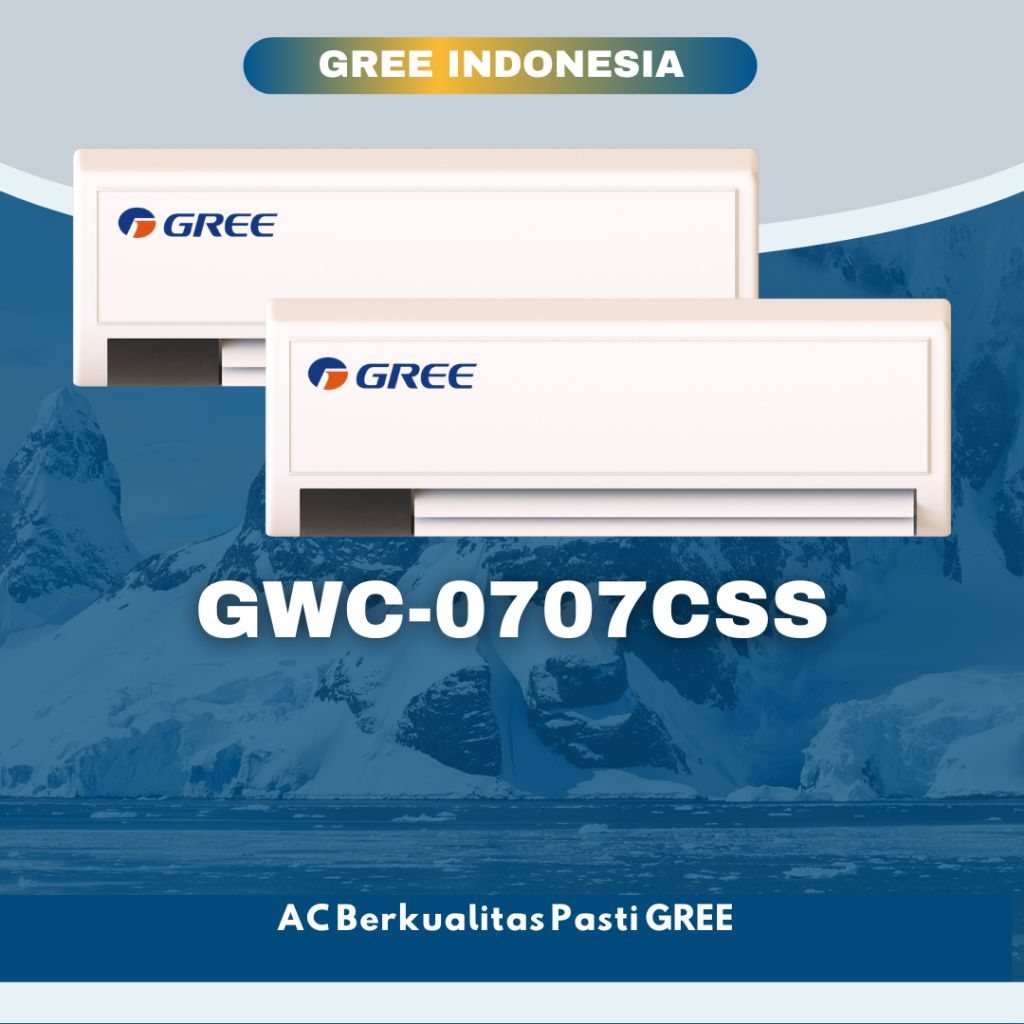 AC Gree Murah AC Gree GWC 0707CSS AC Multi Combo Split 2in1 3/4pk dan 3/4pk