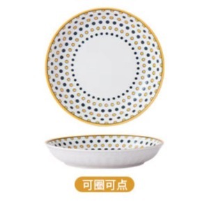 Piring Keramik/Mangkok Keramik 8" 20 cm/Piring Serbaguna