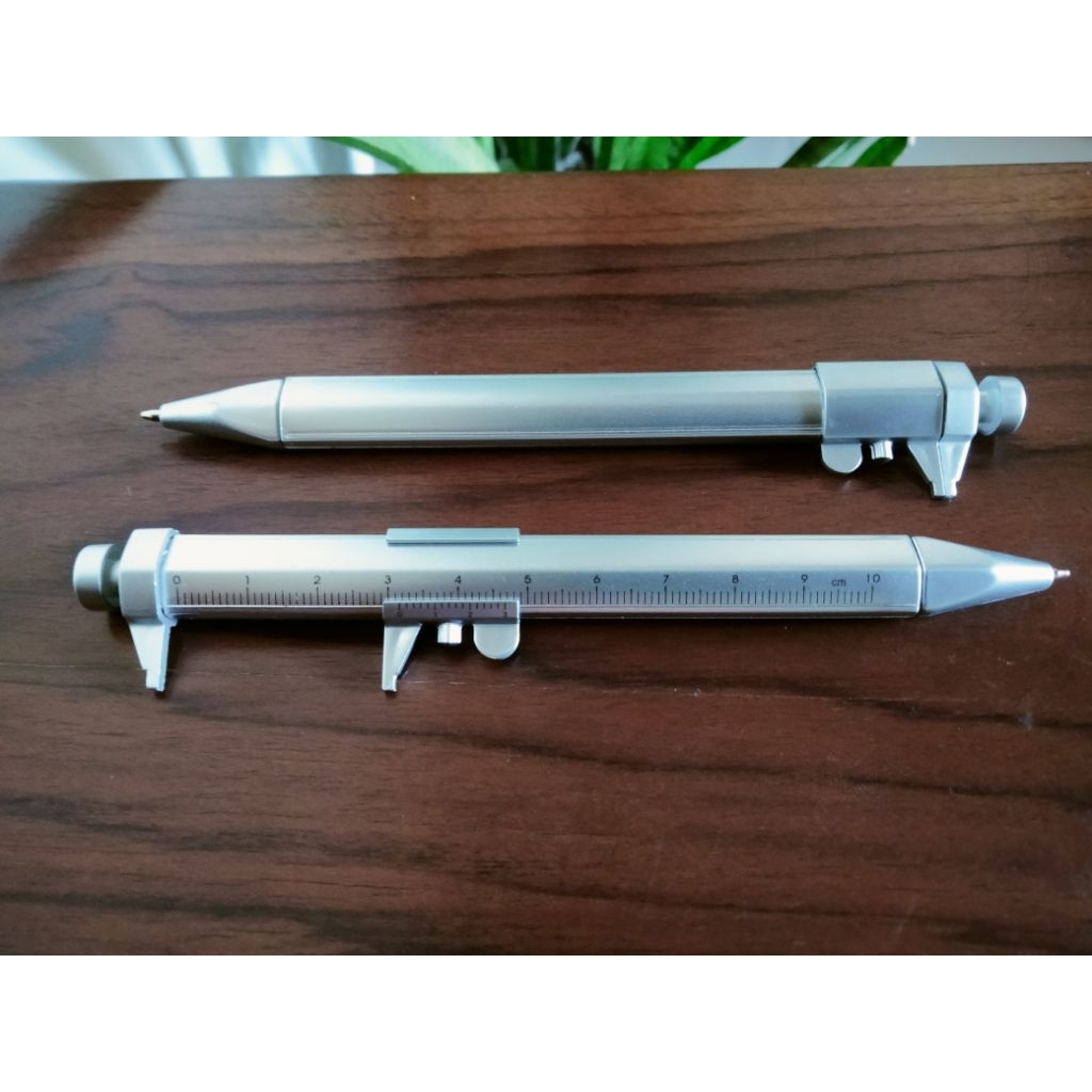 

Pena Pulpen Jangka Sorong with Ruler Ballpoint Bulpen