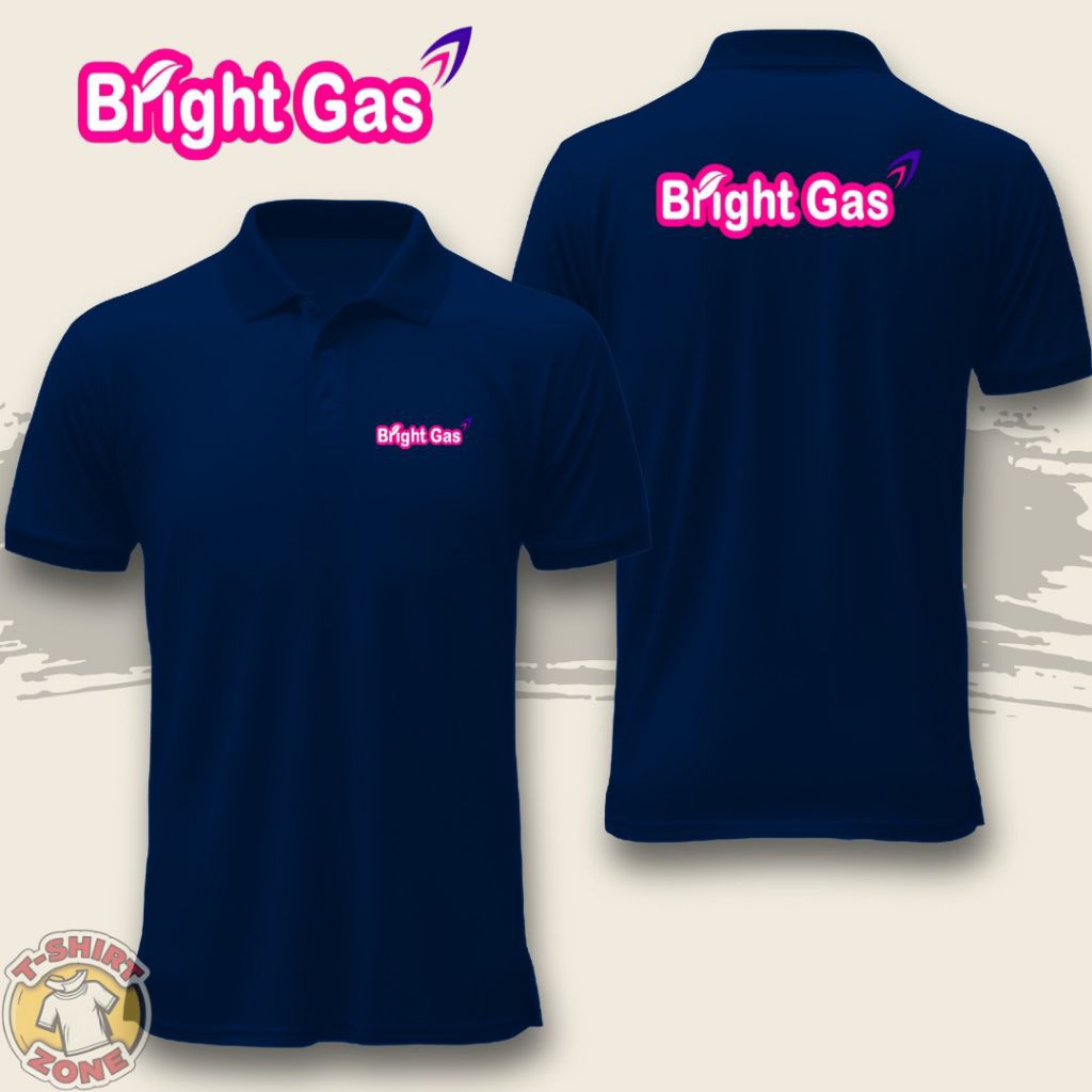POLOSHIRT BERKERAH BRIGHT GAS - Baju Berkerah Bright Gas - POLO BRIGHT GAS KEREN - Zona kaos