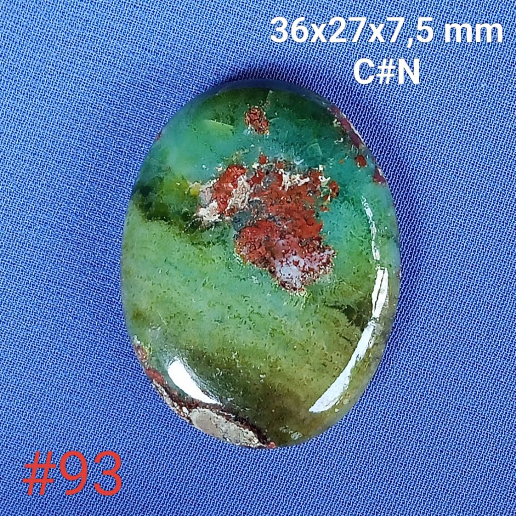 batu natural hijau Garut #93