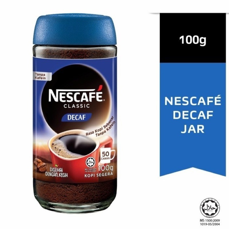 

nescafe classic decaf coffee 100g