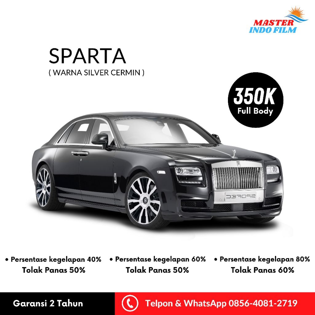 Kaca film Sparta mirror