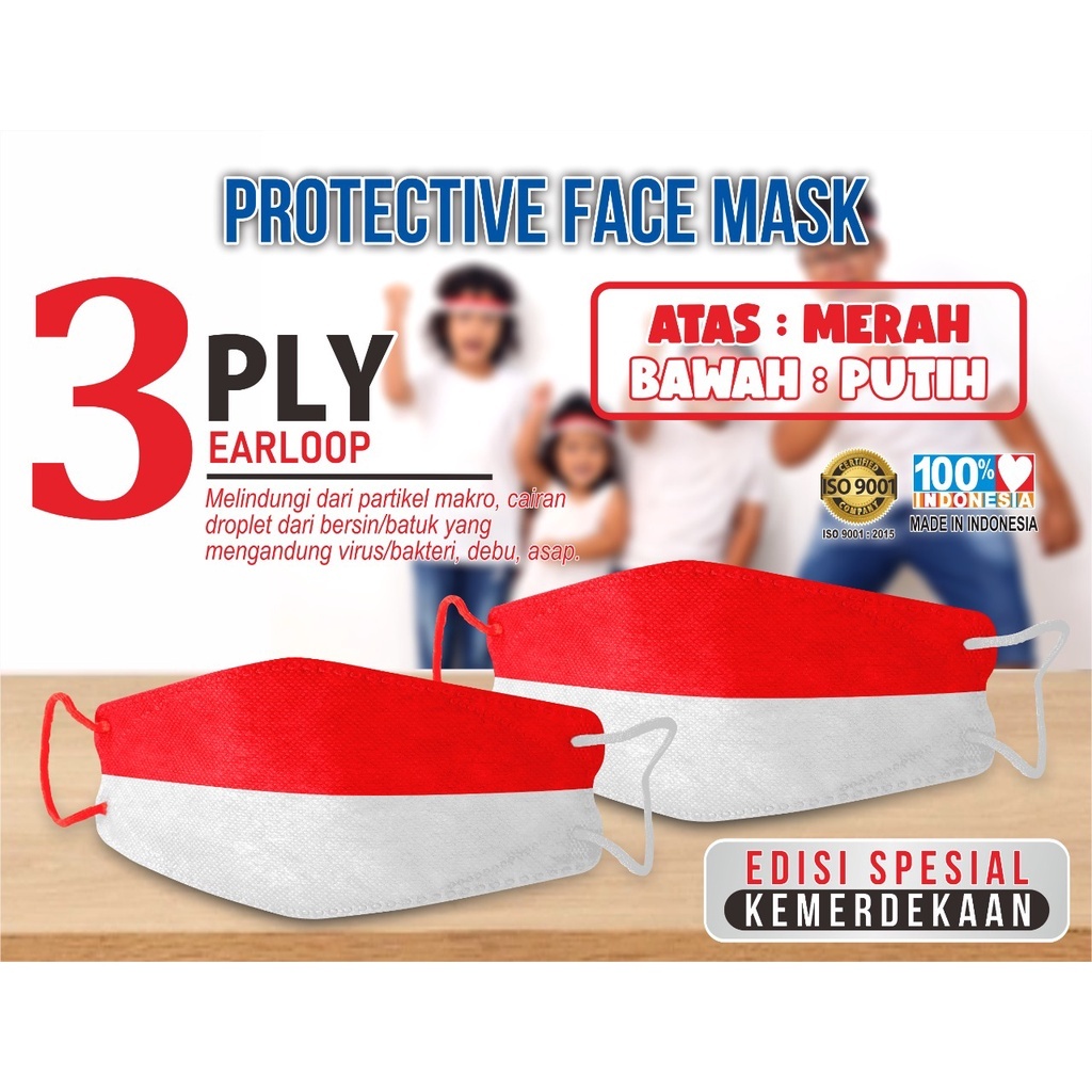 Masker kf merah putih jsp