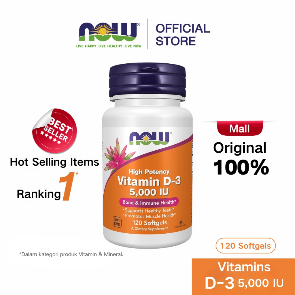 Now vitamin D3 SILAHKAN PILIH VARIAN 100% ORIGINAL USA vit d d3 vitamin c 5000iu asli ori | Umur sim