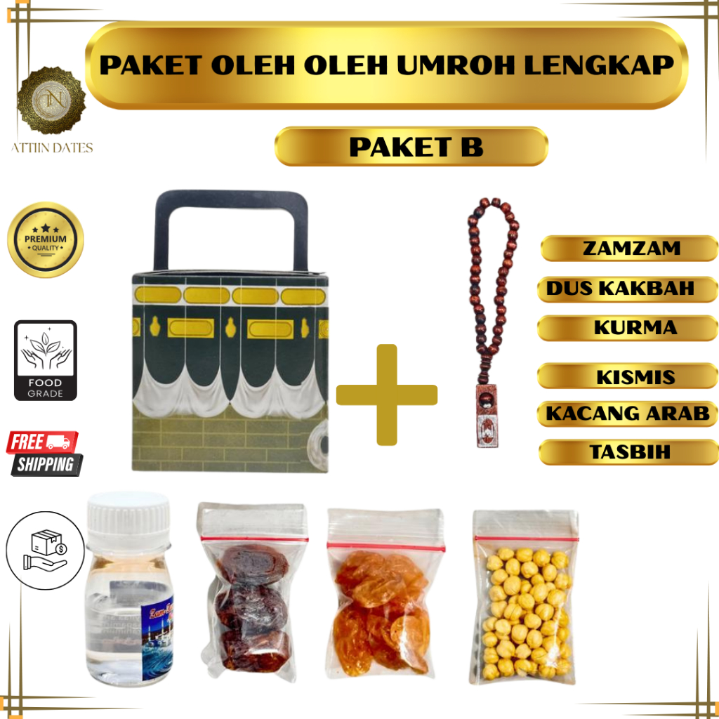 

PAKET OLEH OLEH UMROH DUS KAKBAH LENGKAP / PAKET OLEH OLEH UMROH LENGKAP / PAKET OLEH OLEH MEKKAH