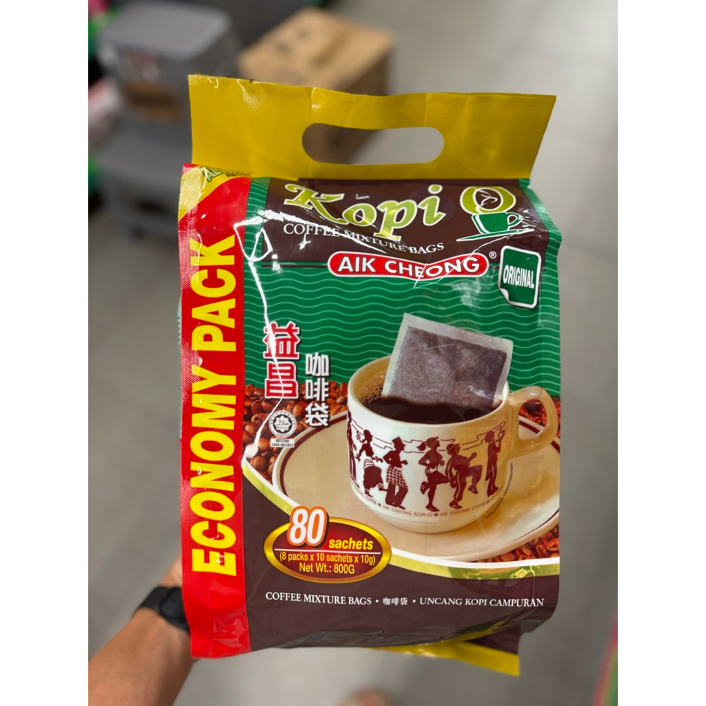 

aik cheong kopi o original isi 80 sachets & isi 10 sachets