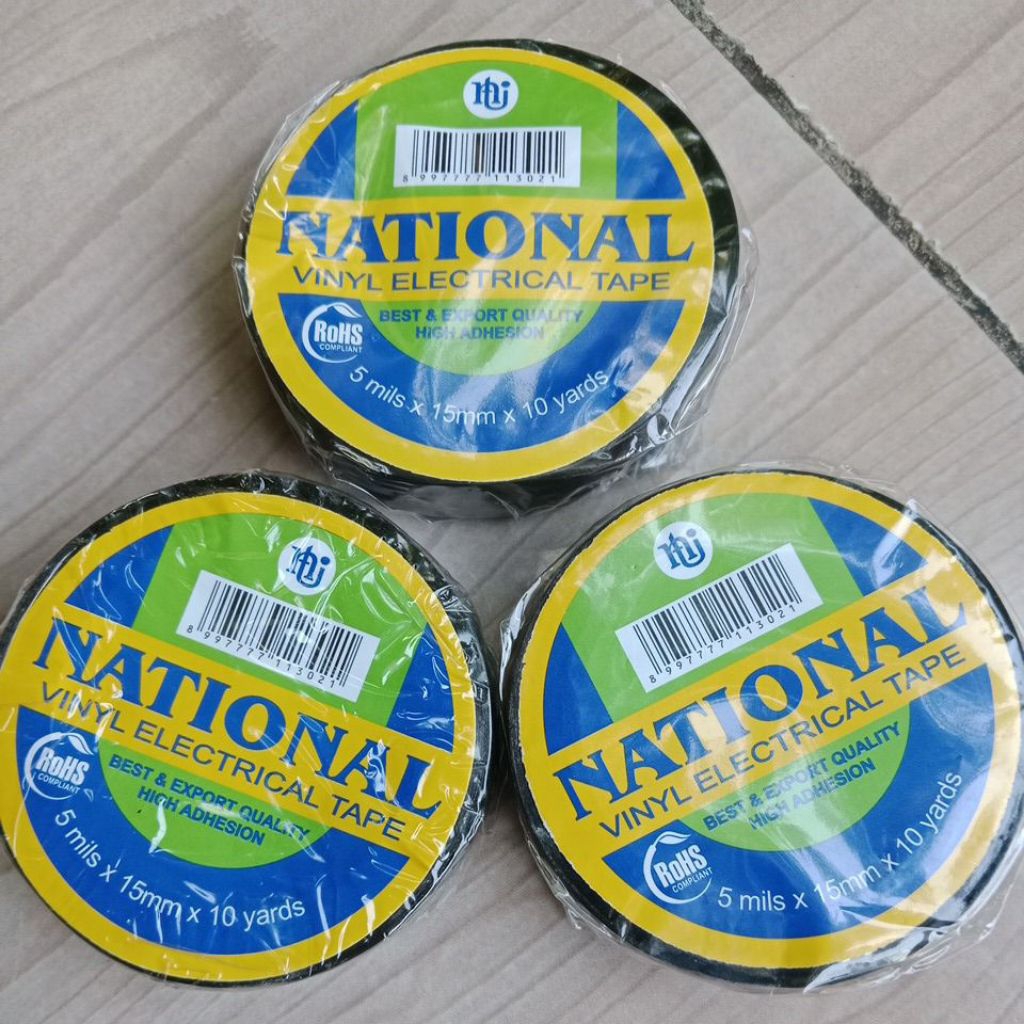 

Isolasi Nasional 10 Yard isolatip National Elektrical Tape solasi
