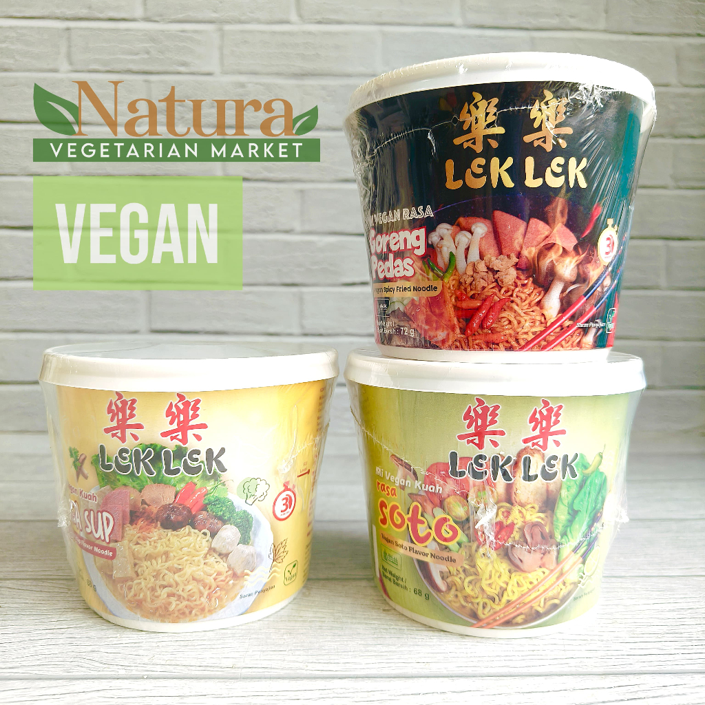 

Lek Lek Mi Cup Vegetarian Vegan Mie Instant
