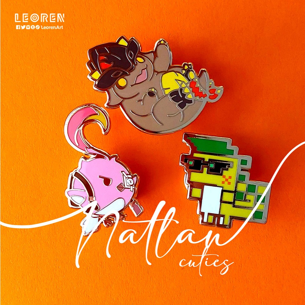 Genshin Impact - Hard Enamel Pin - Natlan Cuties