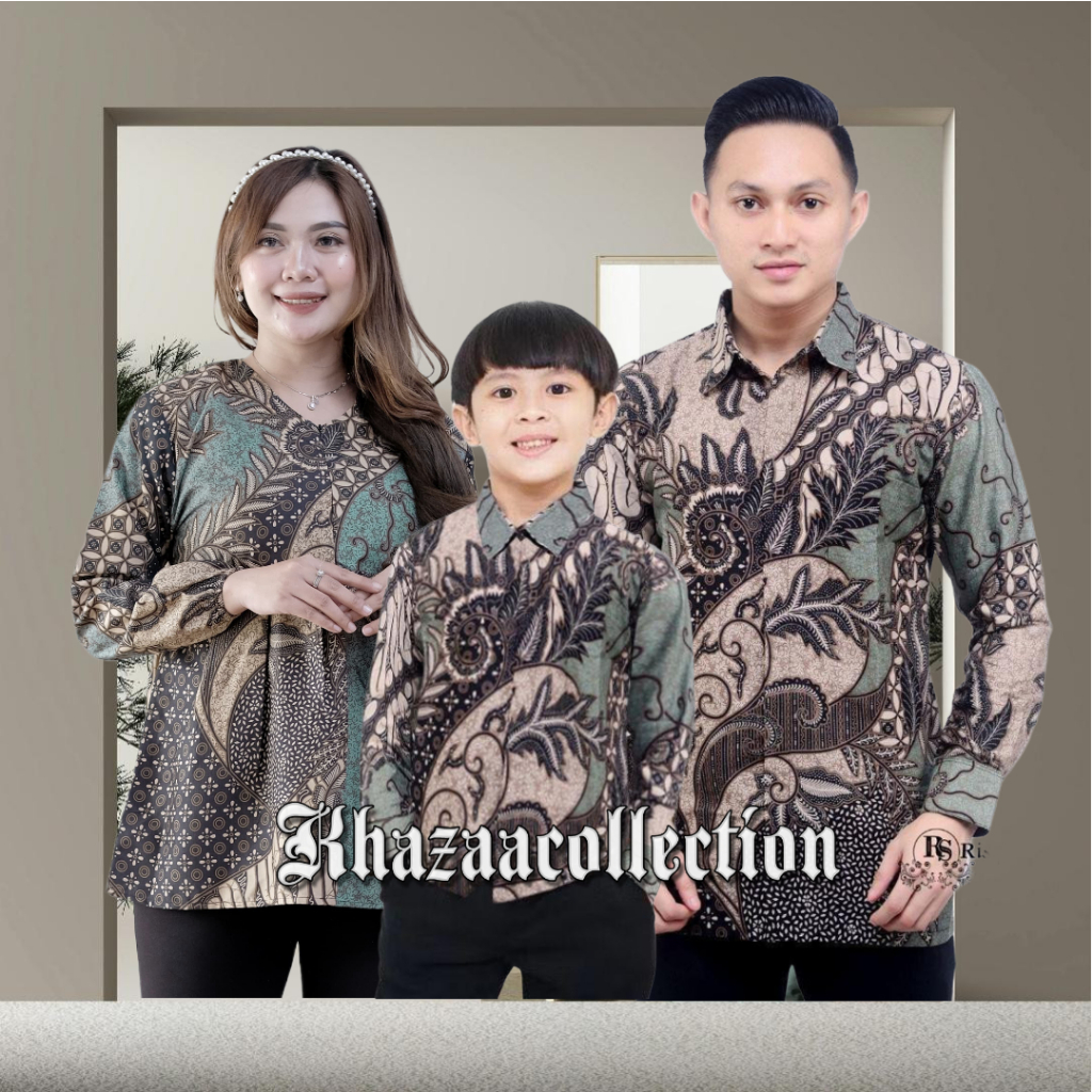 Terbaru Couple Batik Ayah dan Anak Laki laki || Kemeja Batik Pria Dewasa dan Anak Laki laki Modern T