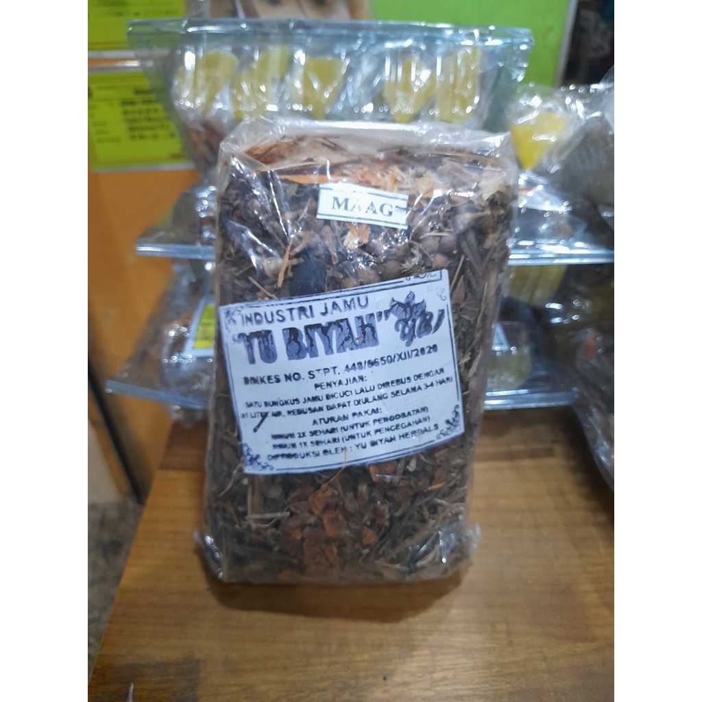 

MAAG / ASAM LAMBUNG - JAMU GODOG UNTUK MAAG / ASAM LAMBUNG / DISPEPSIA "YU BIYAH" 01