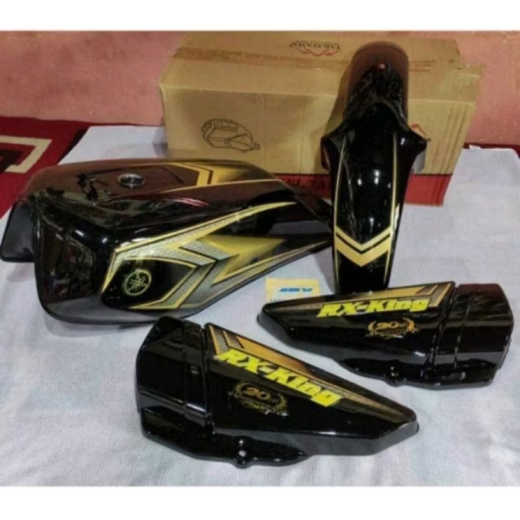 Paket komplit tangki RX KING RX King paket bodi fullset tangki rx king tahun 2004 HITAM SE