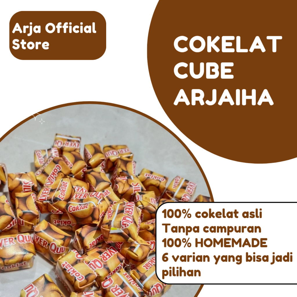 

Cokelat Cube Arjaiha / Cokelat Cube Satuan