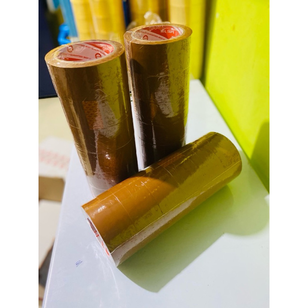 

LAKBAN / ISOLASI MIL TAPE 45mm x 100 YARDLAKBAN ISOLASI BENING/COKLAT