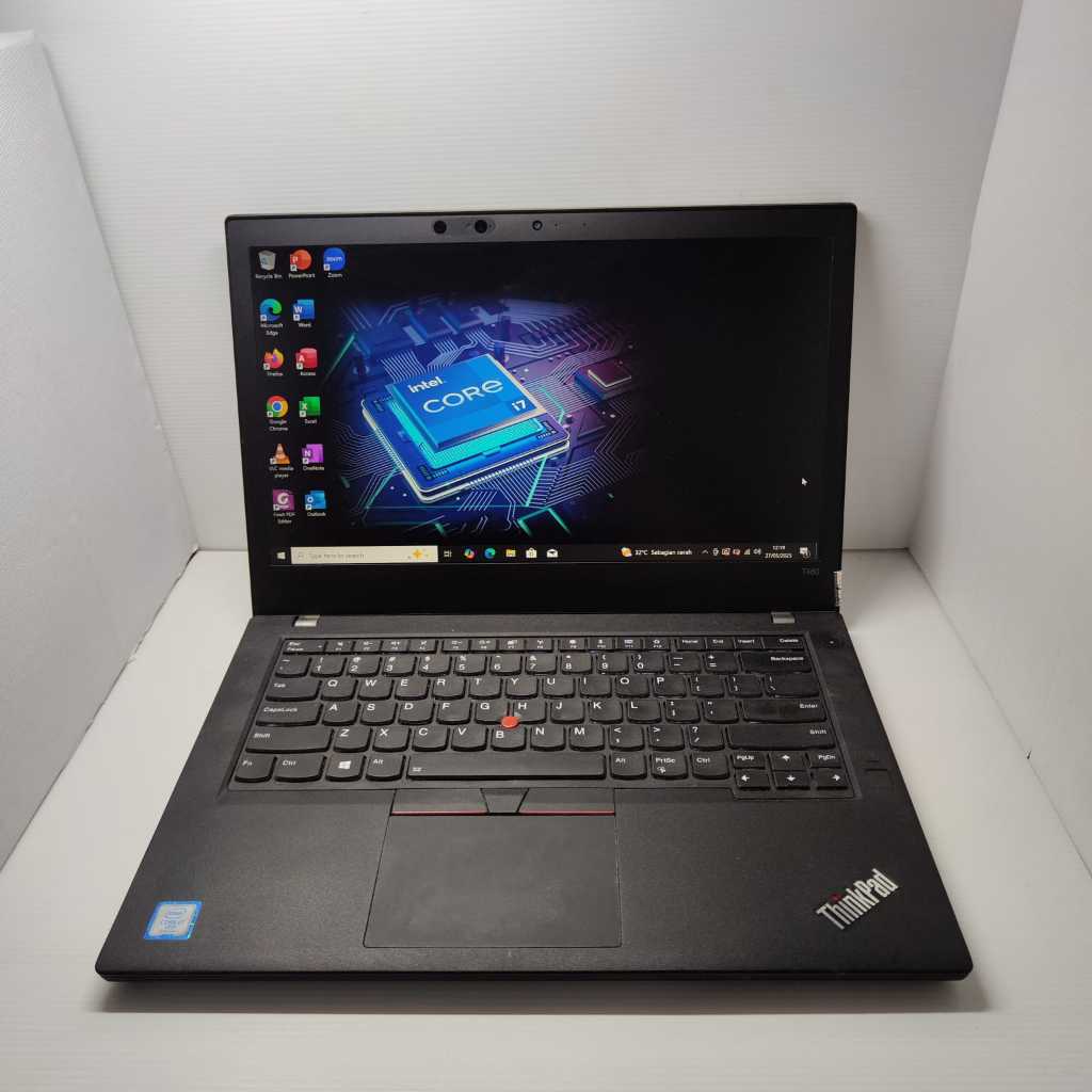 RARE LAPTOP DESAIN SLIM LAYAR 2K LENOVO THINKPAD T480 I7 16/256 NVIDIA