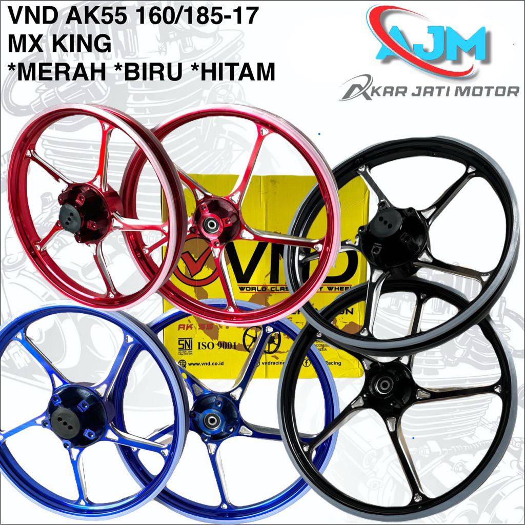 Velg VND AK 55 Ring 17  MX King Velg vnd mx king AK55 AK 55 160/160-17 - velg vnd ak55 mx King Velg 