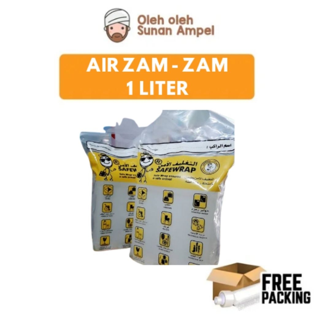 

AIR ZAM ZAM 1 LITER Kemasan Jerigen ASLI Kualitas Terbaik Kemasan Premium