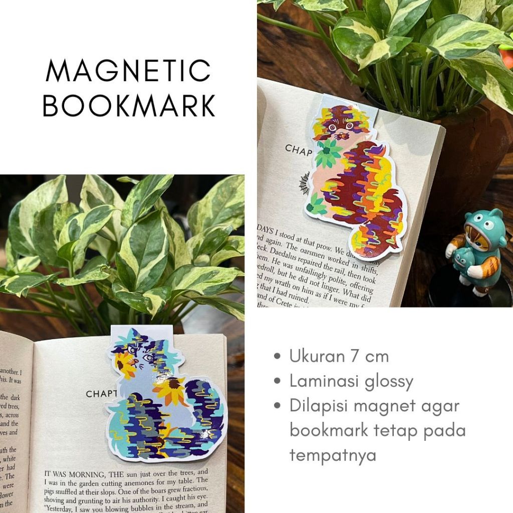 

Pembatas Buku - Magnetic Bookmark
