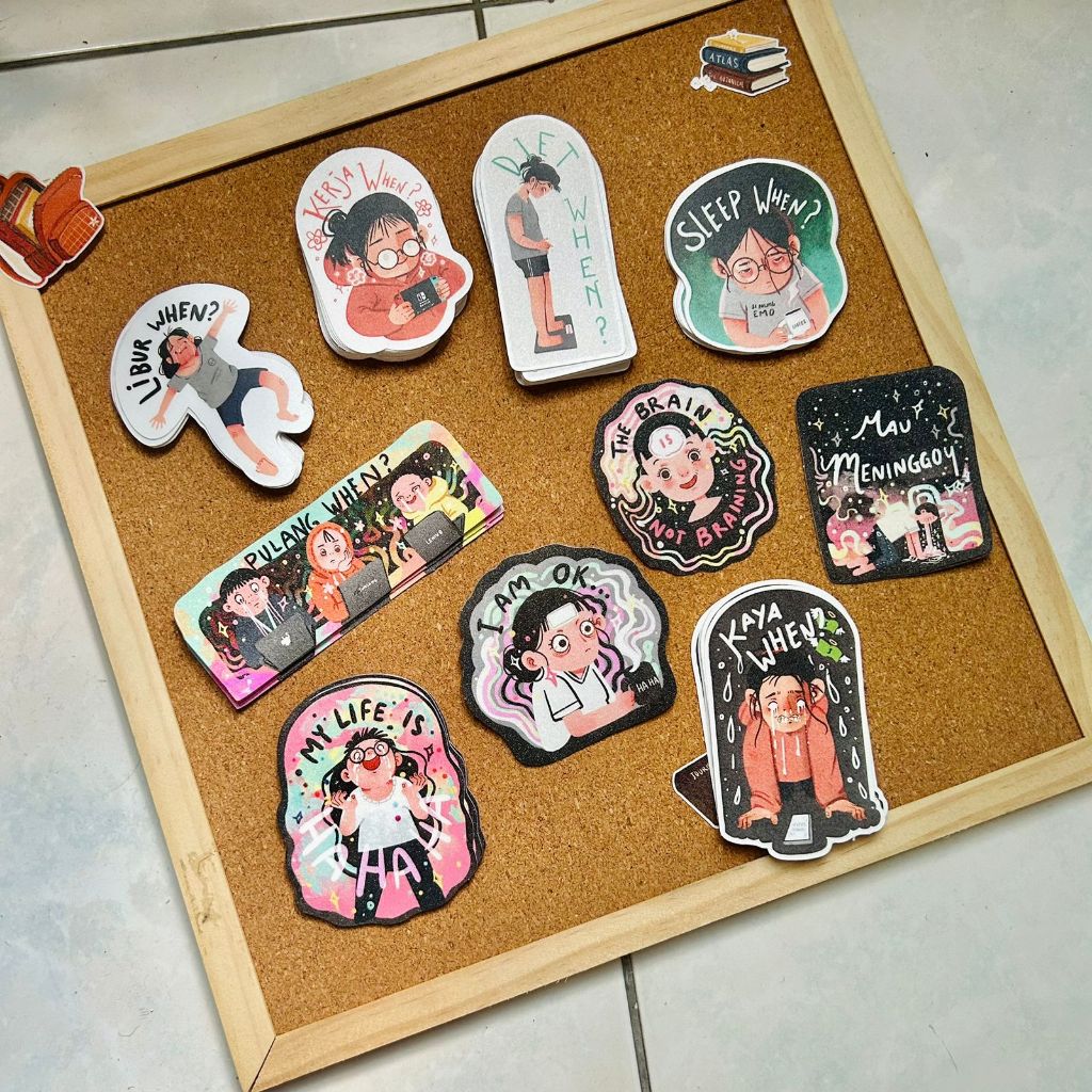 

Sticker Budak Gawe Series