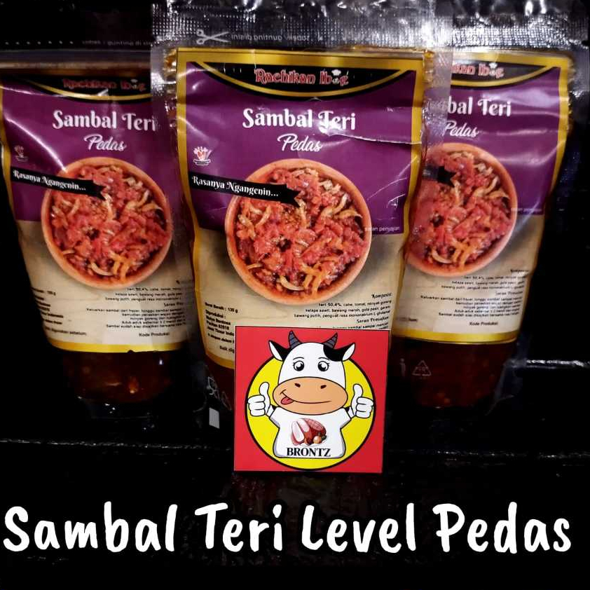 

SAMBAL TERI LEVEL PEDAS 130GR - FROZEN FOOD - BRONTZ JOGJA