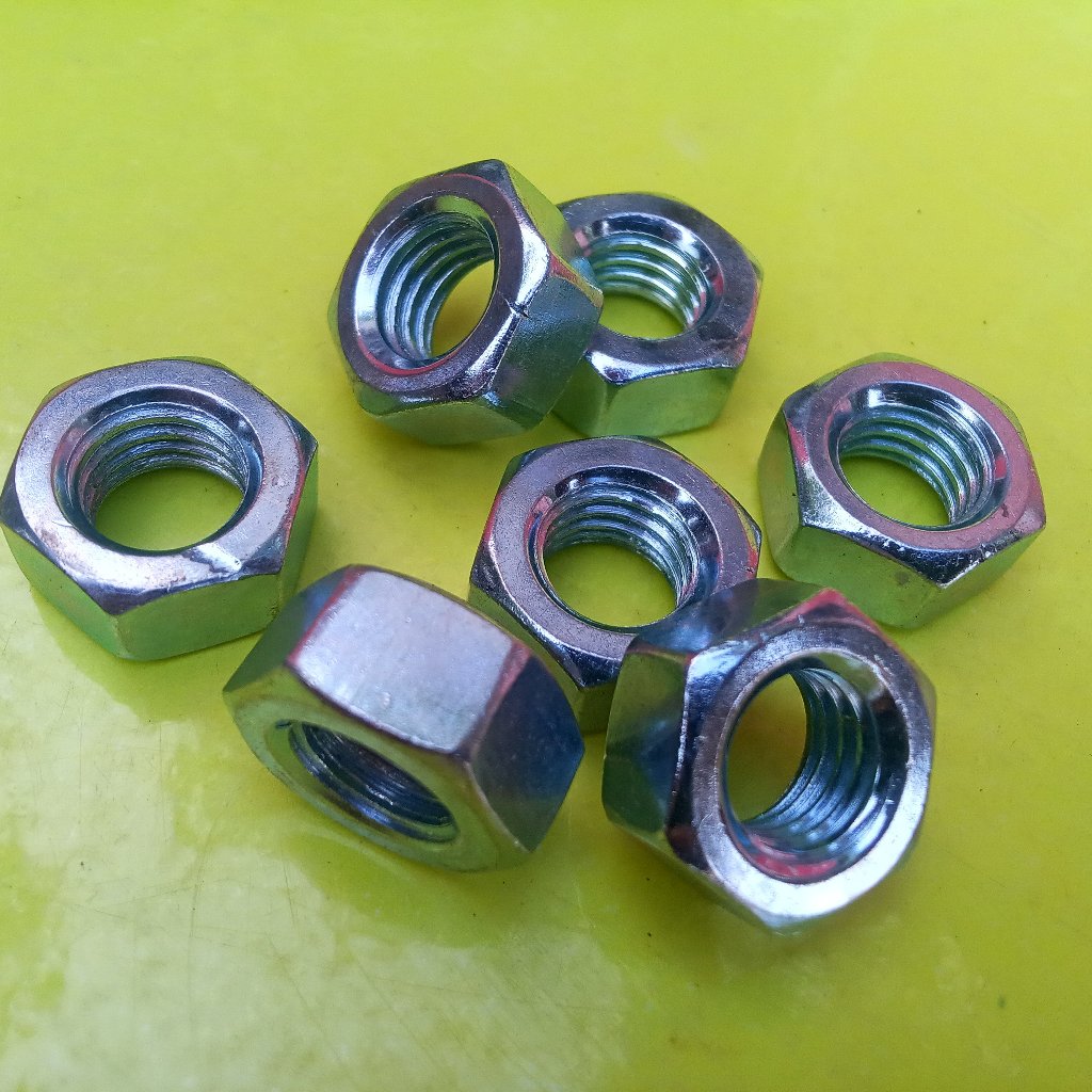 MUR PUTIH M14 / MUR BAUT CROME KUNCI 22 / MUR M14 GALVANIS / MUR GALVANIZ M14 / NUT M14 BAUT 22