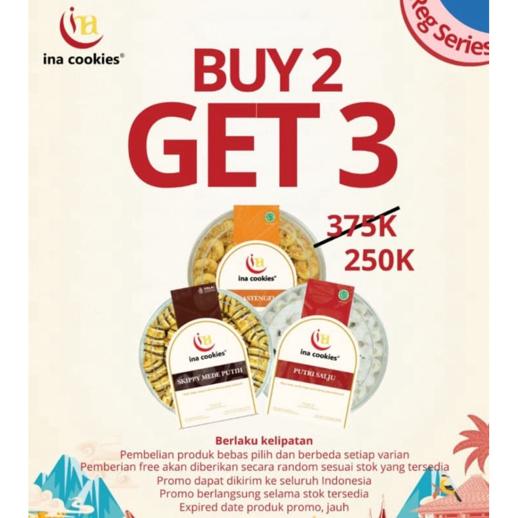 

[ PROMO BELI 2 free 1 Reguler ] ina cookies exp 2025