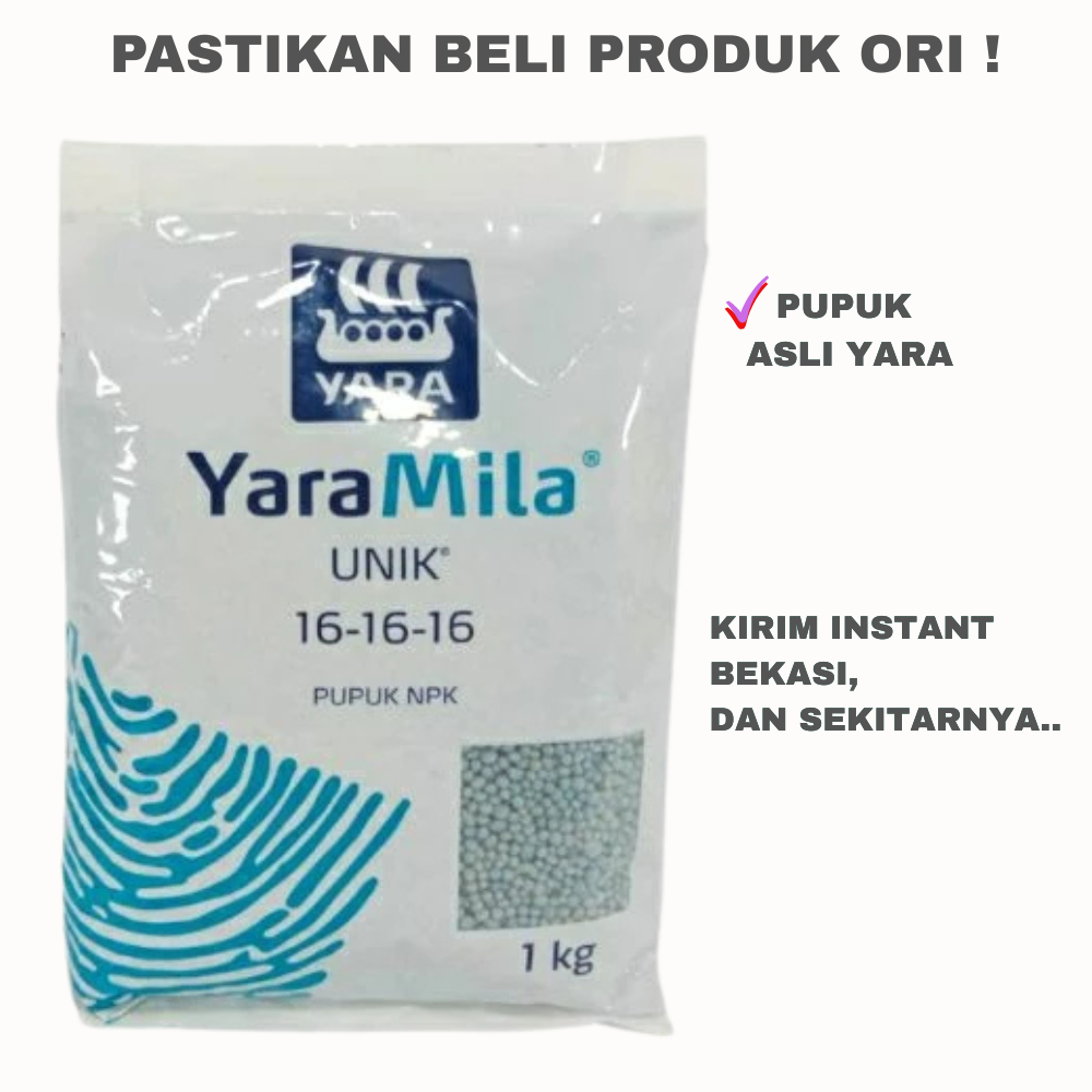 ORI Pupuk YaraMila UNIK NPK 161616 1 kg Pupuk Yara Pupuk Daun Buah