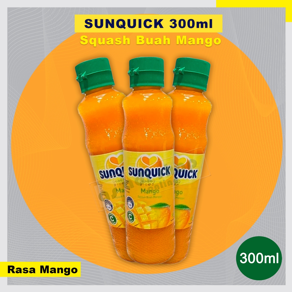 

SUNQUICK MANGO 300ml | SIRUP SUNQUICK RASA MANGGA