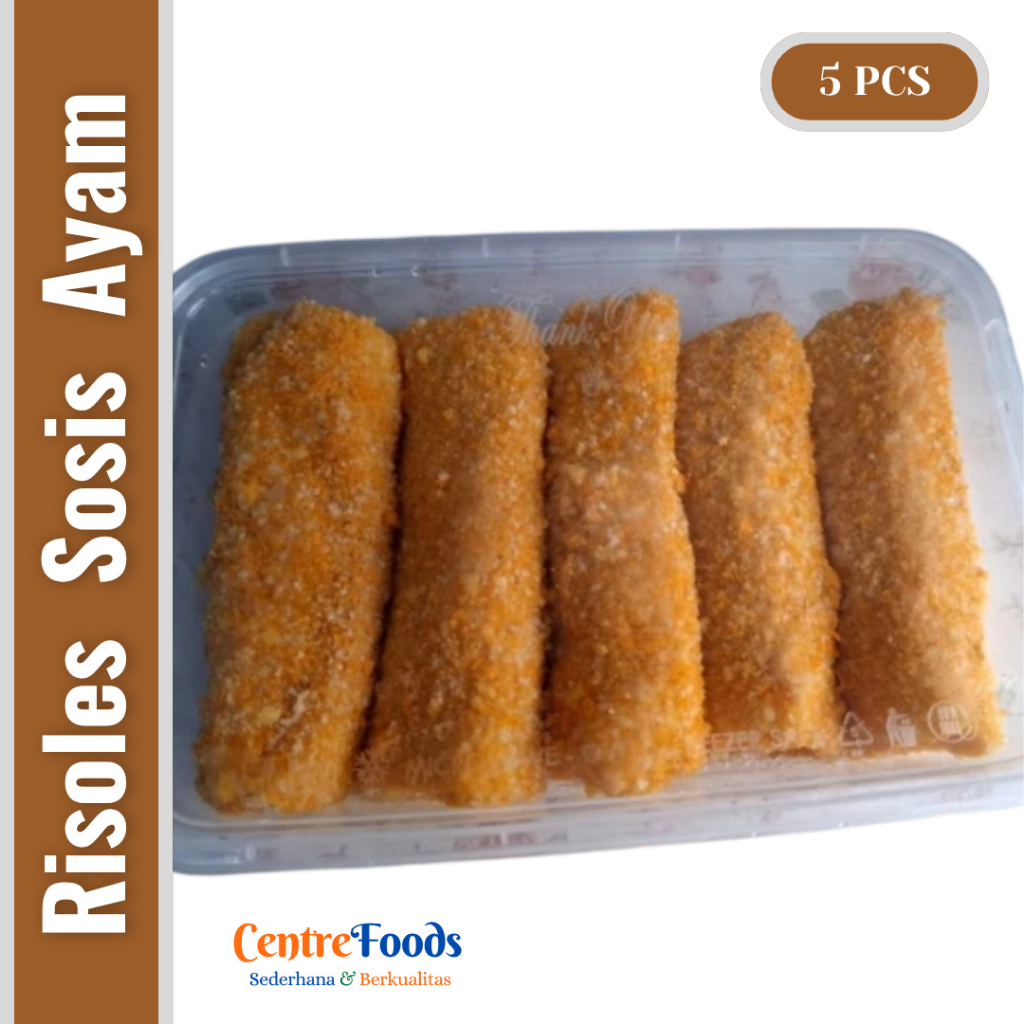 

Risol Sosis Ayam - Chicken Sausage Risoles HOMEMADE | Isi 5 Pcs - 500gr [ Harga Per BKS ]