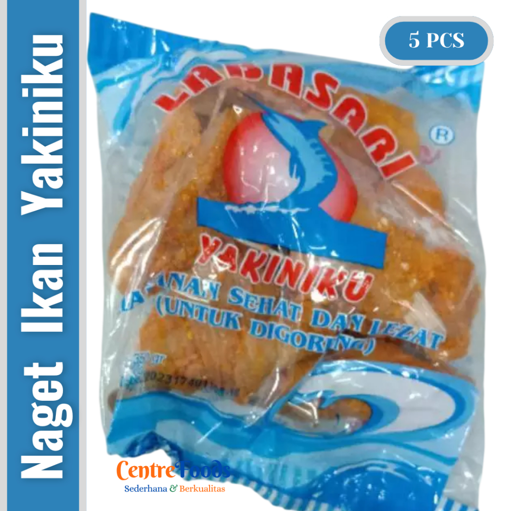 

Naget Ayam Yakiniku - Nugget Ikan Kaki Naga LABASARI | Isi 10 Pcs - 350gr [ Harga Per BKS ]
