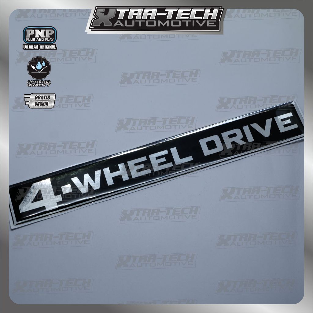 emblem timbul 4wd jimny katana / emblem 4x4 jimny katana