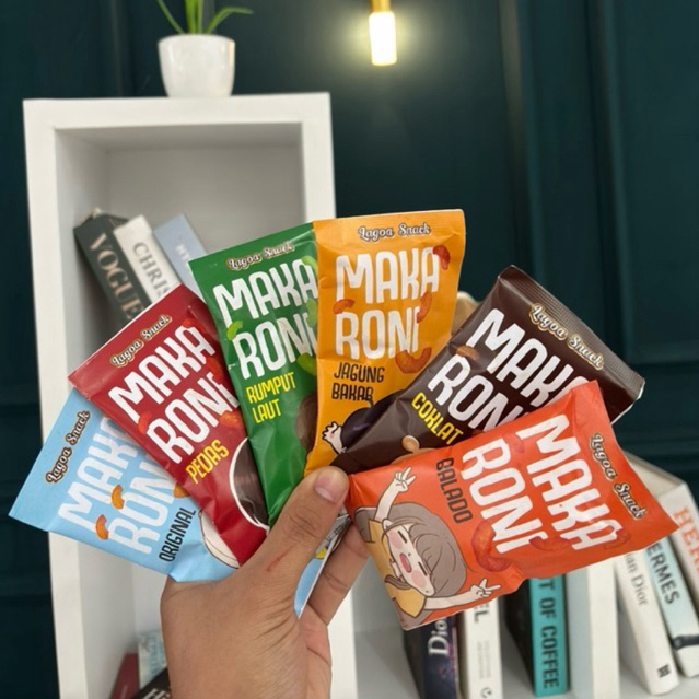 

20 PCS MAKARONI 6 RASA MIX PEDAS COKLAT KEJU BALADO JAGUNG BAKAR DAN RUMPUT LAUT Cemilan Food