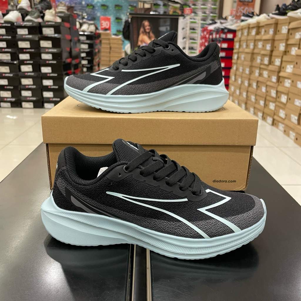 (DIAX25F0307B) Diadora Natan Women's Running Shoes - Black ORIGINAL