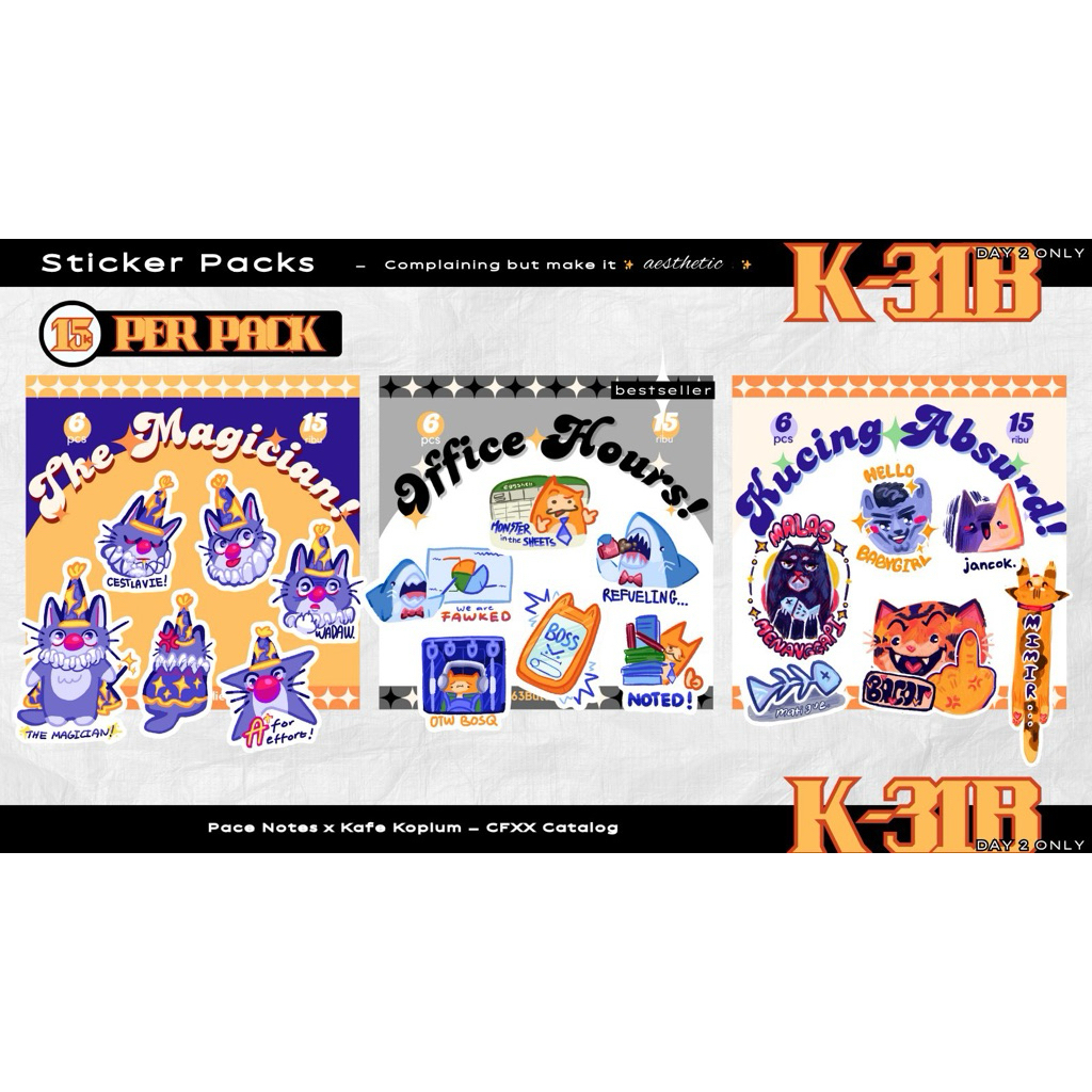 

Sticker Pack Meme Kucing Korporat Hiu Lucu