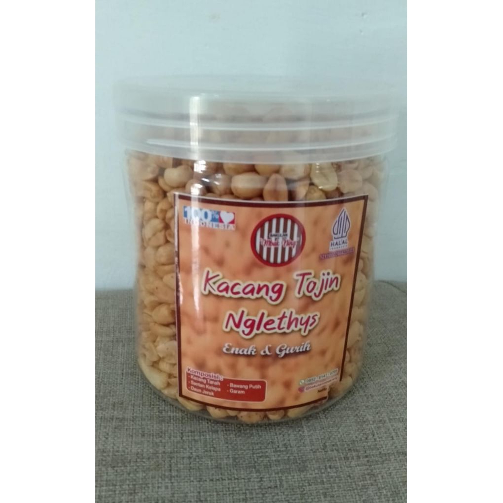 

Kacang Tojin 400gr kemasan toples