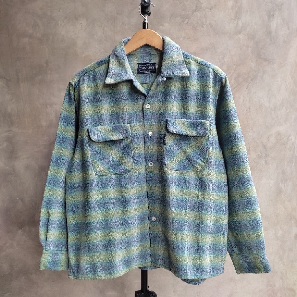 Gowest kemeja outer flanel veterano