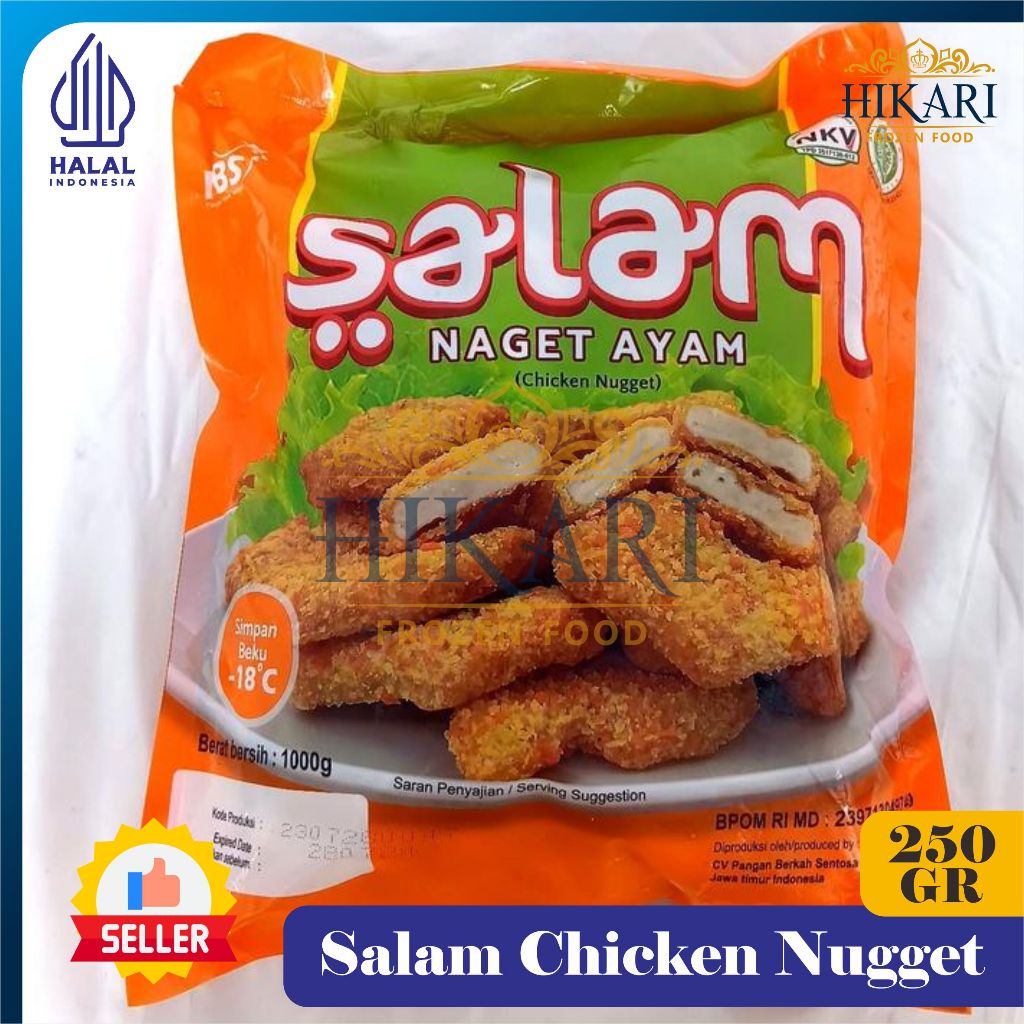 

Salam Chicken Nugget 250gr / Halal New Exp