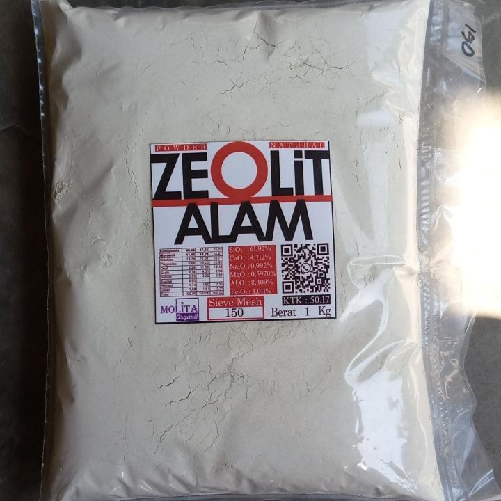 Powder Zeolit Natural mesh 150 murni