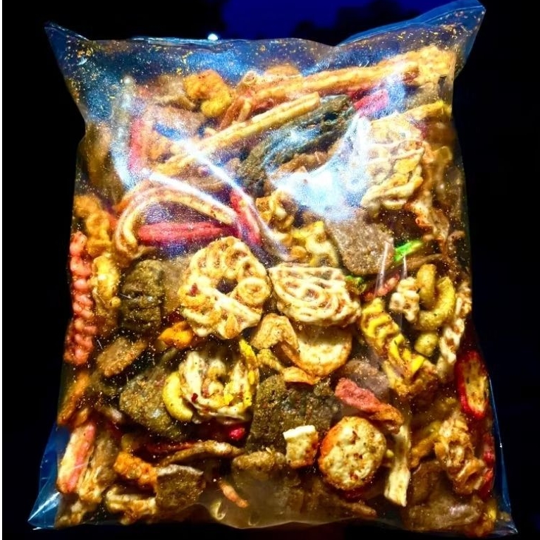 

Kerupuk seblak campur mix/seblak campur/kerupuk jengkol/kerupuk rafael 500gram