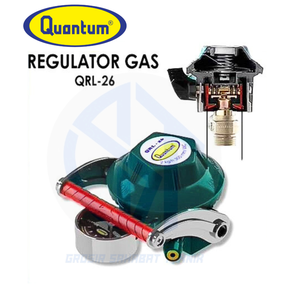 Regulator Gas QUANTUM QRL-26 Double Lock
