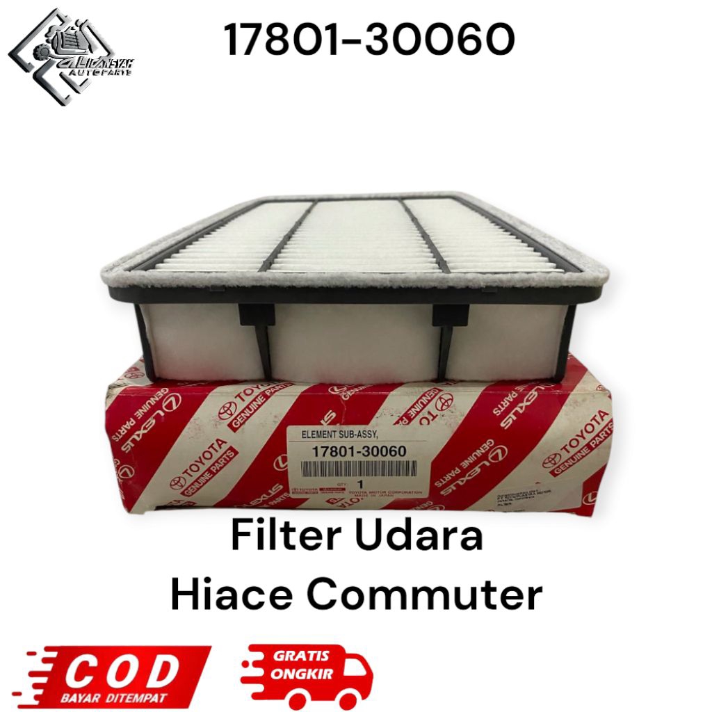Filter Udara Hiace Commuter 17801-30060 IKD 30CC 1KD GDH 201
