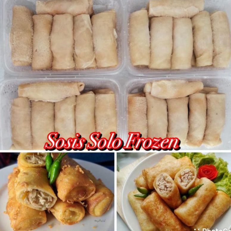

Max Sale Sosis Solo goreng dan kukus frozen isi full daging ayam isi 1 pcs